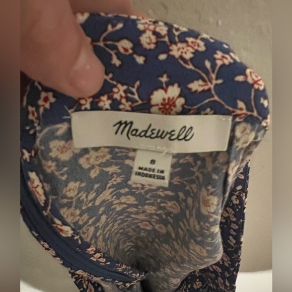 Madewell Porch Side-Button Mini Skirt in Summer Vines Size 8 - Picture 6 of 7